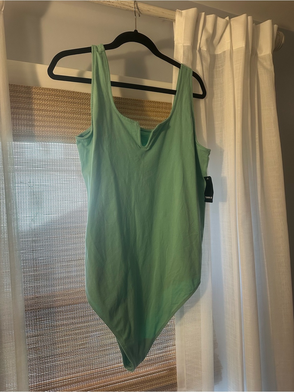 torrid Mint Green Scoop Neck Bodysuit